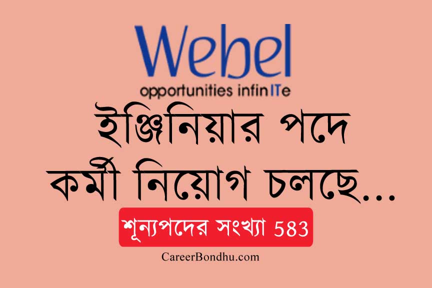 Webel job vacancy